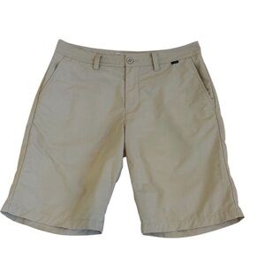 Travis Mathew Light Tan Flat Front Shorts